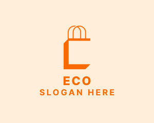 Sale - Mall Bag Letter C logo design