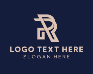 Letter Rp - Premium Real Estate Firm logo design