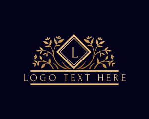 Luxury - Flower Leaf Boutique logo design