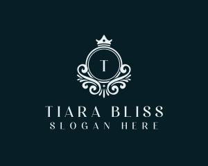 Tiara - Ornamental Crown Tiara logo design