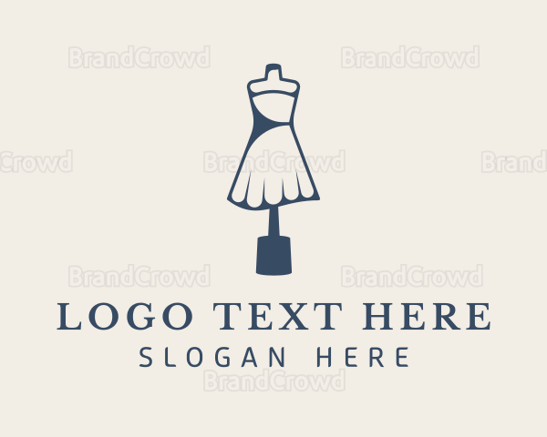 Woman Dressmaker Boutique Logo