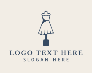 Mannequin - Woman Dressmaker Boutique logo design