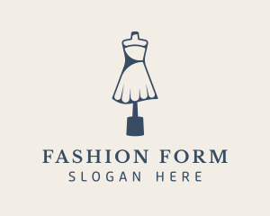 Woman Dressmaker Boutique logo design