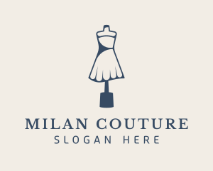 Woman Dressmaker Boutique logo design