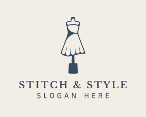 Woman Dressmaker Boutique logo design