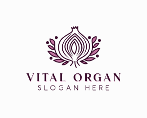 Healthy Organic Onion logo design