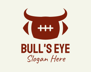 Bull Football Team logo design