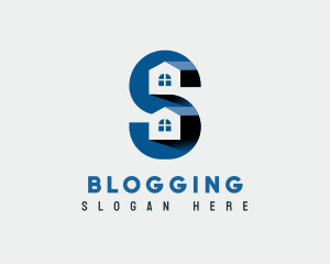 Buy And Sell - Residential Housing Letter S logo design