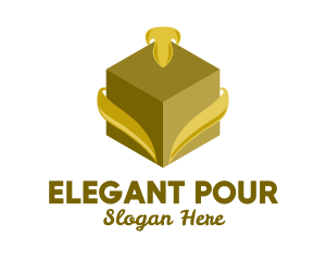 Elegant Gift Box logo design