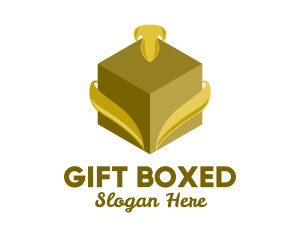 Elegant Gift Box logo design