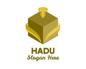 Gold - Elegant Gift Box logo design