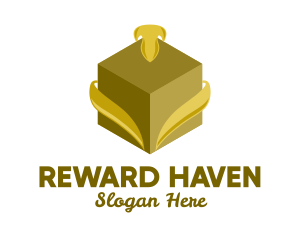 Rewards - Elegant Gift Box logo design