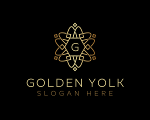 Golden Celtic Ornament logo design