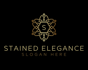 Golden Celtic Ornament logo design