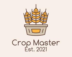 Wheat Basket Harvest logo design