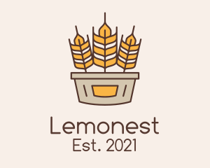 Mill - Wheat Basket Harvest logo design