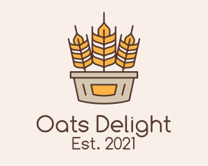 Wheat Basket Harvest logo design