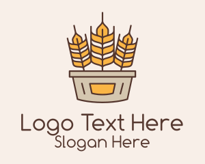 Wheat Basket Harvest Logo