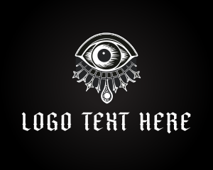 Mystery - Gothic Spiritual Celestial Eye logo design