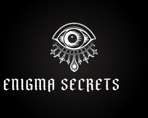 Gothic Spiritual Celestial Eye logo design