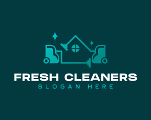 Vacuum Cleaner Housekeeper logo design