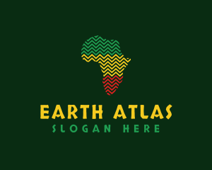 Geography - Africa Geography Map logo design