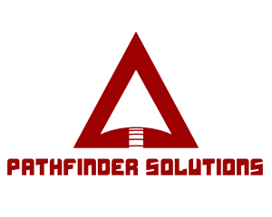 Red Arrowhead Direction logo design