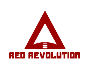 Red Arrowhead Direction logo design