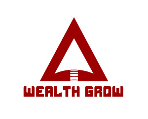 Red Arrowhead Direction logo design