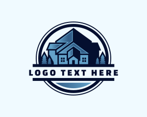 Lease - Housing Roof Realty logo design