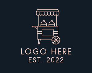 Lunch - Food Cart Catering logo design