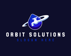 Faucet Orbit Water logo design