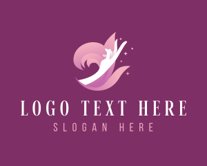 Zen - Hand Relaxation Wellness logo design