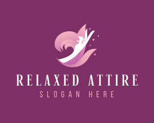 Hand Relaxation Wellness logo design