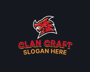 Clan - Dragon Esports Clan logo design