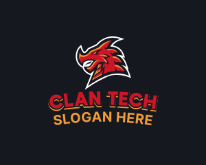Clan - Dragon Esports Clan logo design