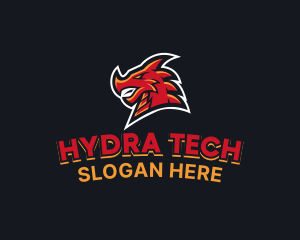 Hydra - Dragon Esports Clan logo design