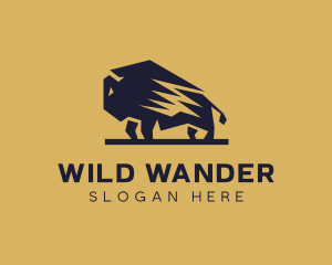 Big Bull Wildebeest logo design