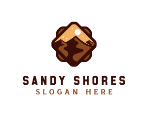 Dunes - Adventure Desert Sand logo design