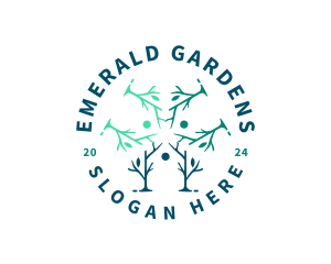 Tree House Garden logo design