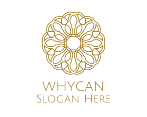 Gold Flower Logo