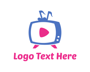 Music - Musical Note Television logo design