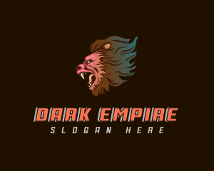 Villain - Fierce Lion Roar logo design