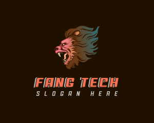 Fang - Fierce Lion Roar logo design