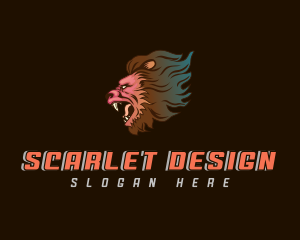 Scar - Fierce Lion Roar logo design