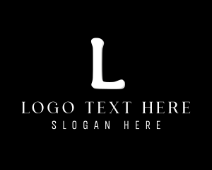 Style - Serif Style Lettermark logo design