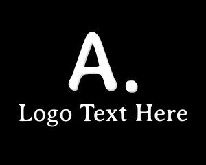 Serif - White Serif Letter A logo design