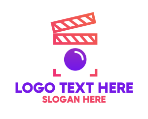 Videographer - Minimalist Movie App logo design