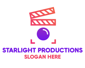 Showbiz - Minimalist Movie App logo design