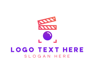 Videography - Minimalist Movie App logo design